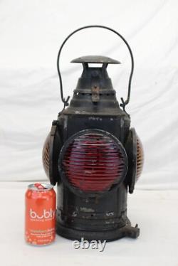 Dressel Arlington NJ USA 4-Way Signal 16 Kero Oil Railroad Lantern Antique Dressel Arlington NJ USA 4-Way Signal 16 Kero Oil Railroad Lantern Antique