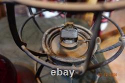 Dressel Arlington Pennsylvania Railroad Lantern With Red Etched Globe