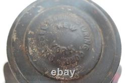 Dressel Manufacturing Railroad Oil Lantern Lamp New York Antique Red Clear