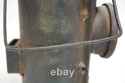 Dressel Manufacturing Railroad Oil Lantern Lamp New York Antique Red Clear