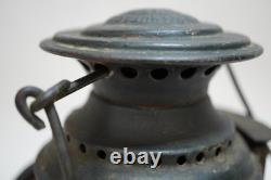 Dressel Manufacturing Railroad Oil Lantern Lamp New York Antique Red Clear