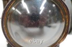 Dressel Manufacturing Railroad Oil Lantern Lamp New York Antique Red Clear