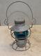 Dressel Railroad lantern NY NH & HRR collectible blue CNX globe vintage lamp