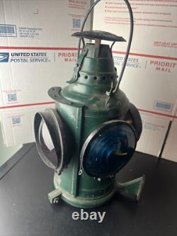 Dressel Railway Lamps Signal Company Arlington NJ 4 Way Lantern