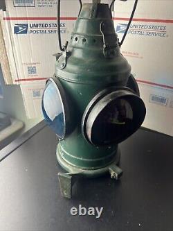 Dressel Railway Lamps Signal Company Arlington NJ 4 Way Lantern