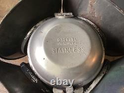 Dressel Stainless Railroad Train Electric Switch Lamp Red & Green Free Ship