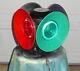 Dressel Stainless Steel Railroad Switch Lamp with Targets