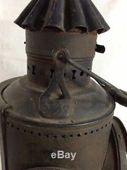 Dressel Three Lens Railroad lantern NYC & H. R. R. R. New York Central and Hudson