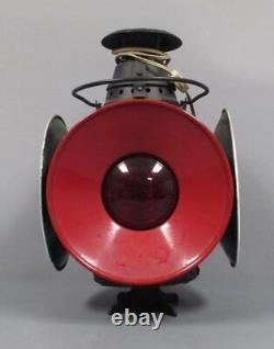 Dressel Vintage Arlington NJ Railroad 4-Way Switch Lantern