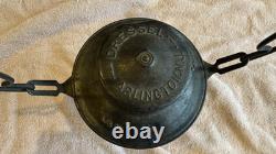 Dressell Arlington L&N Railroad Kerosene Train Lantern, with Red & White Globes