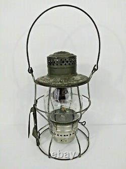 E. T. Wright Canadian Pacific CPR Railroad Side Marker Lantern Clear Cast Globe