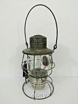 E. T. Wright Canadian Pacific CPR Railroad Side Marker Lantern Clear Cast Globe