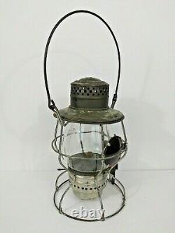 E. T. Wright Canadian Pacific CPR Railroad Side Marker Lantern Clear Cast Globe