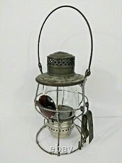 E. T. Wright Canadian Pacific CPR Railroad Side Marker Lantern Clear Cast Globe