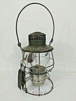 E. T. Wright Canadian Pacific CPR Railroad Side Marker Lantern Clear Cast Globe