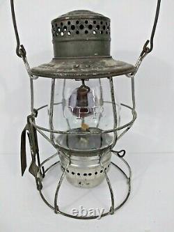 E. T. Wright Canadian Pacific CPR Railroad Side Marker Lantern Clear Cast Globe