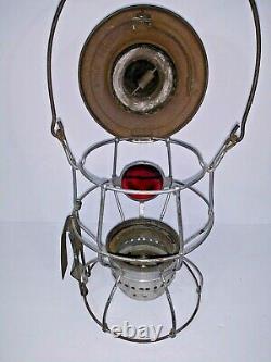 E. T. Wright Canadian Pacific CPR Railroad Side Marker Lantern Clear Cast Globe