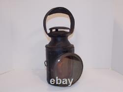 EARLY London Veritas Railroad Oil Lantern Lamp With Rotating Color Lenses