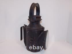 EARLY London Veritas Railroad Oil Lantern Lamp With Rotating Color Lenses