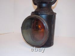 EARLY London Veritas Railroad Oil Lantern Lamp With Rotating Color Lenses