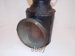 EARLY London Veritas Railroad Oil Lantern Lamp With Rotating Color Lenses