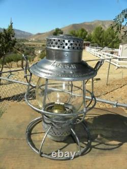 EL PASO & SOUTHWESTERN RAILROAD LANTERN Clear CNX Lantern Globe