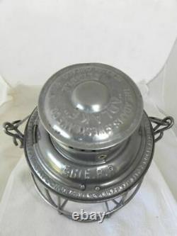 ERIE RAILROAD LANTERN Clear Cast ERRCo Lantern Globe