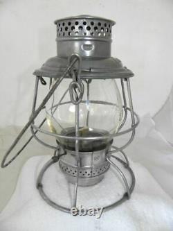 ERIE RAILROAD LANTERN Clear Cast ERRCo Lantern Globe