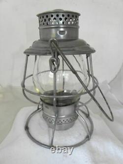 ERIE RAILROAD LANTERN Clear Cast ERRCo Lantern Globe