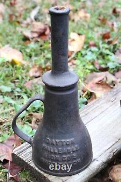 Early N&w Railroad Cast Iron Torch Norfolk And Western Rr 1895 Dayton N&w Ry