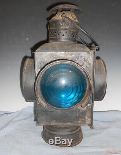 Early Tin Railroad Switch Light Lantern