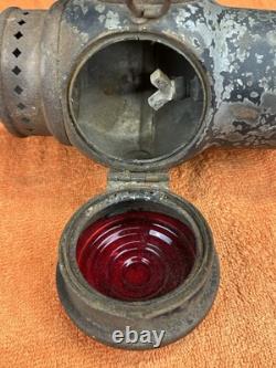 Early Vintage ADLAKE TYPE A Driving Lamp CARBIDE Lantern OLD LIGHT Railroad