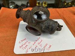 Early Vintage ADLAKE TYPE A Driving Lamp CARBIDE Lantern OLD LIGHT Railroad