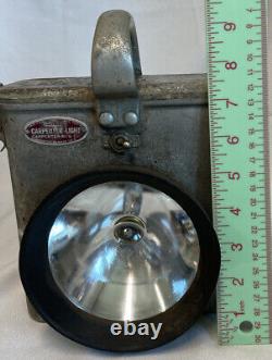 Early Vintage Carpenter Mfg. Co Boston Industrial Mining Railroad Lamp Light J24