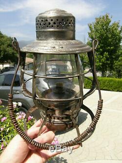 El Paso & North Eastern 1897 Adams & Westlake Railroad Lantern Rare