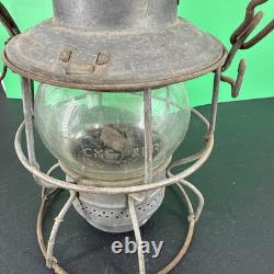 Etched CHICAGO MILWAUKEE & St PAUL RAILWAY LANTERN ADAMS WESTLAKE CO. CM&StPRy