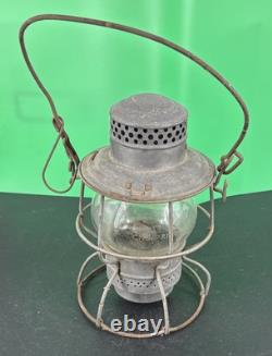 Etched CHICAGO MILWAUKEE & St PAUL RAILWAY LANTERN ADAMS WESTLAKE CO. CM&StPRy