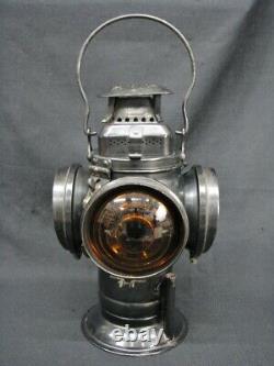 Exceptional Vintage Adlake Non-Sweating Lamp Chicago, Railroad Signal Lantern