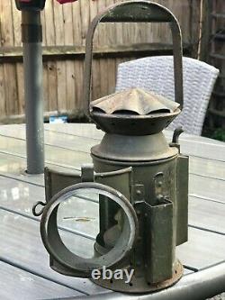 Exquisite British Rail BR Vintage Tri Colour Signal Railway Hand Lamp Lantern