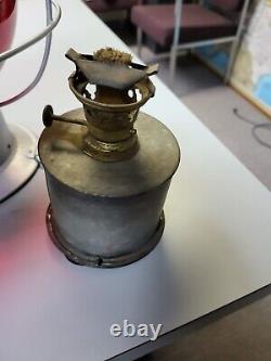 Extremely Rare Globe Railroad/Marine Lantern H L Piper Huge Red globe