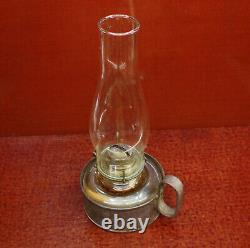 F. O. Dewey & Sons Tin & Glass Oil Lantern Vintage Railroad/Nautical Oil Lamp