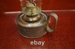 F. O. Dewey & Sons Tin & Glass Oil Lantern Vintage Railroad/Nautical Oil Lamp