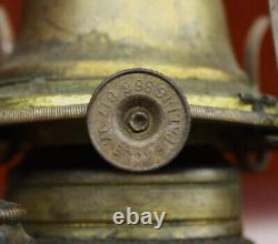 F. O. Dewey & Sons Tin & Glass Oil Lantern Vintage Railroad/Nautical Oil Lamp