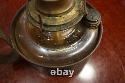 F. O. Dewey & Sons Tin & Glass Oil Lantern Vintage Railroad/Nautical Oil Lamp