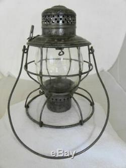 FRISCO RAILROAD LANTERN Clear Etched FRISCO Lantern Globe