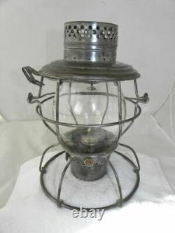 FT. SMITH & WESTERN RAILROAD LANTERN Clear CNX Lantern Globe