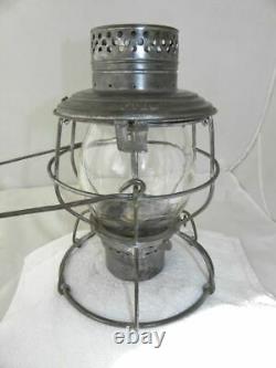 FT. SMITH & WESTERN RAILROAD LANTERN Clear CNX Lantern Globe