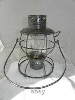 FT. SMITH & WESTERN RAILROAD LANTERN Clear CNX Lantern Globe