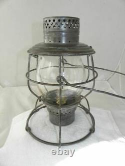 FT. SMITH & WESTERN RAILROAD LANTERN Clear CNX Lantern Globe