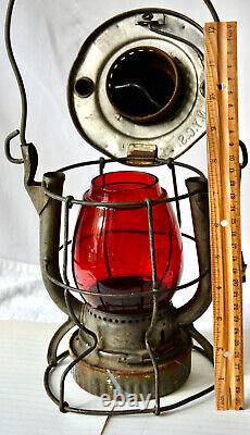 Father Gift 1925 Railroad Lantern Dietz Vesta NY S-7-42 RR Train Lamp Vintage